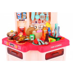 Detská interaktívna kuchynka 848B - ružová